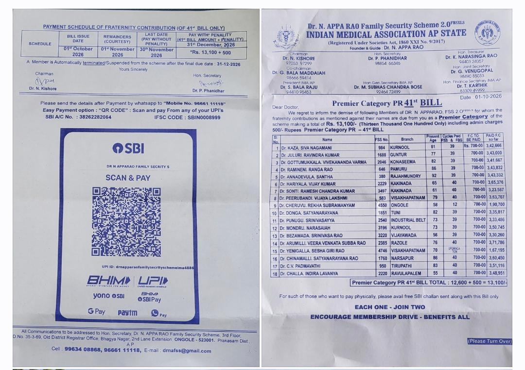 Dr N Apparao Family Scheme FC-41